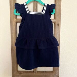 Janie and Jack Quilet Peplum Dress